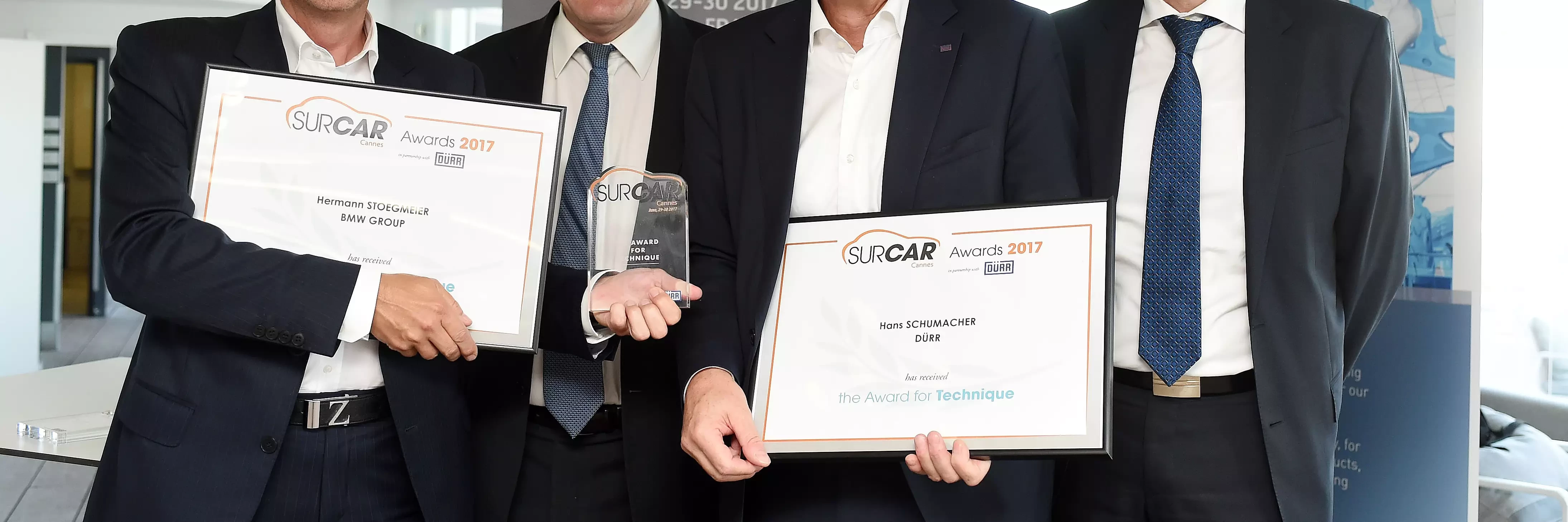 Dürr und BMW receive SURCAR Award