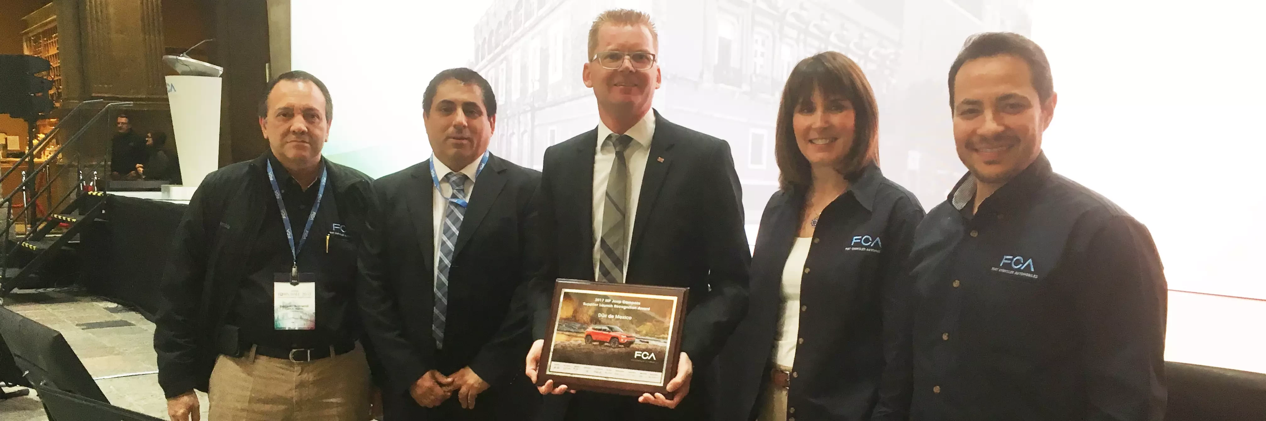 Dürr receives FCA Supplier Recognition Award