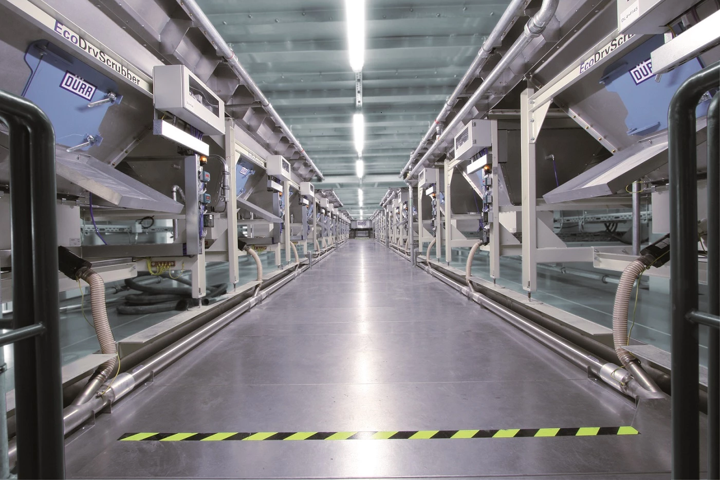 Overspray separation with EcoDryScrubber by Dürr