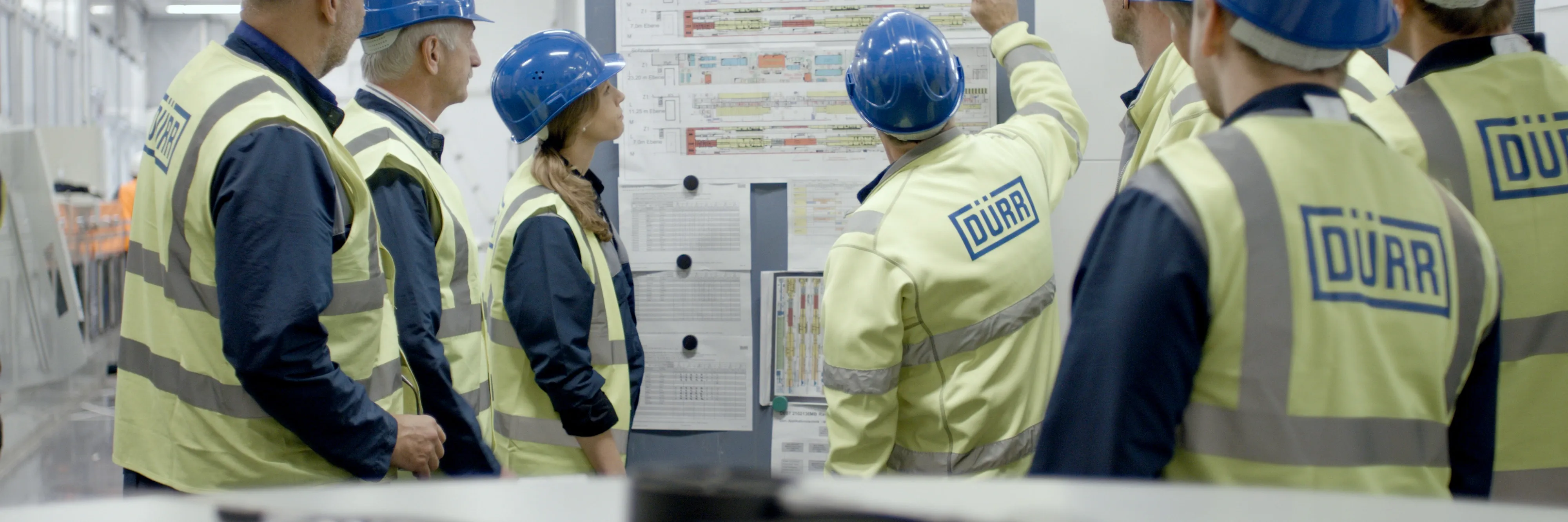 Dürr Service Employees on modification revamp